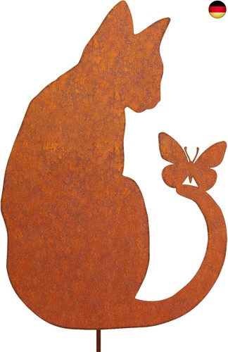 Katze gartendeko rost - katze,