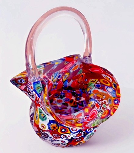 Millefiori glas vase - vase, antik