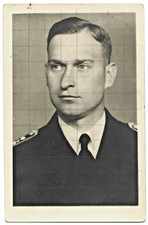 Org.Foto/PK, Portrait Marine Kriegsmarine Kapitän in Uniform, 2WK