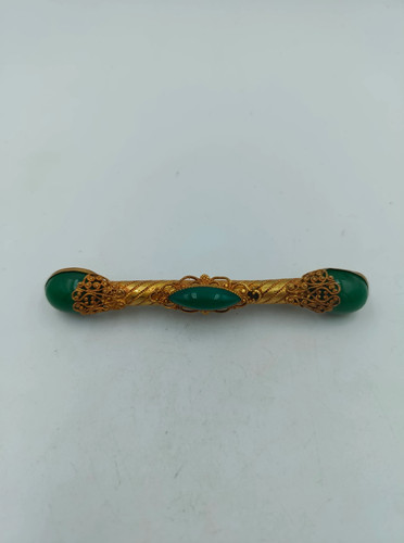 Vintage brosche goldfarben mit - vintage,