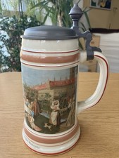 Sahm Bierkrug mit Zinndeckel | Paulaner | Motiv: Kurfürst  bei Salvator-Probe