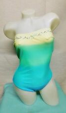 Rachel Pappo Badeanzug Gr.40 Trägerlos  Brust gefüttert hoher Rücken