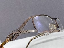 Boucheron Brille Damen braun Strass Vollrand BEO 183.02 NP: 675€