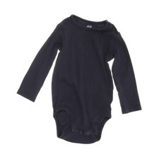 H&M, Body, Größe: 74, Grau, Baumwolle/Elasthan, Unisex (Kinder) #vo5