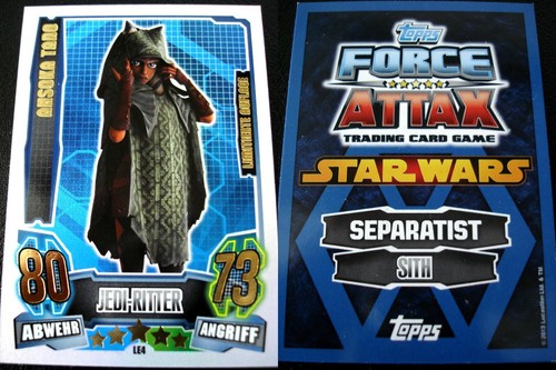 Force attax star wars - attax, clone