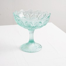 Pressglas Schale Fußschale