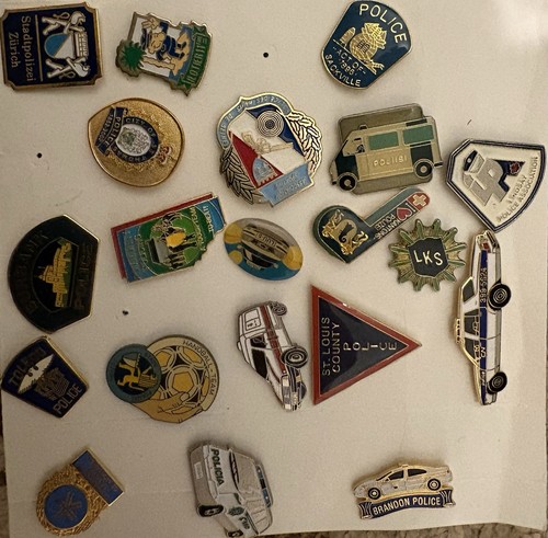 Konvolut polizei pins - pins, &