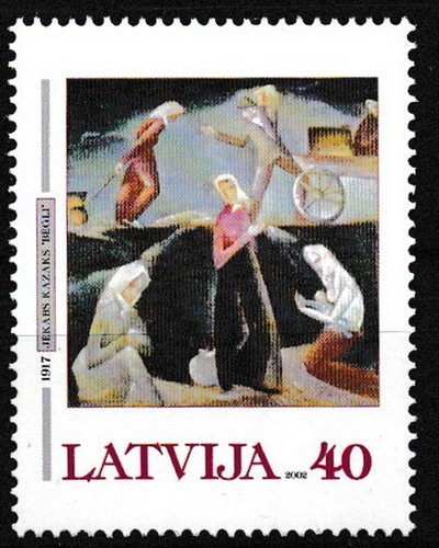 Lettland lettische kunst - lettland,