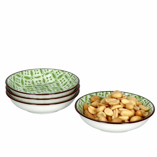 4er set lime sao schalen - set, flach