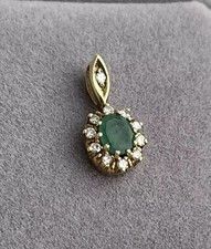 585 14 K Gold Gelbgold Smaragd