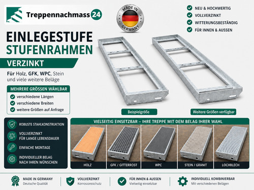 Einlegestufe stufenrahmen - einlegestufe,