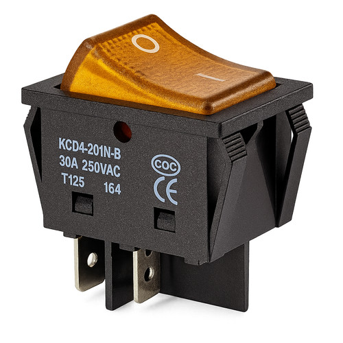 Wippenschalter gelb 30a 250v - gelb 30a, 250v~