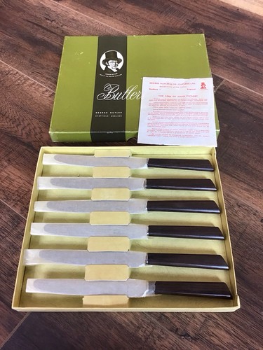 Vintage boxed tischmesser - 6,