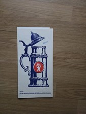 DDR Speisekarte Berlin HO Gaststätte Zum Schultheiss