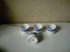 4 Melitta Friesland Jeverland " Friesisch Blau " Eierbecher ,nie Gebraucht,Neuw.