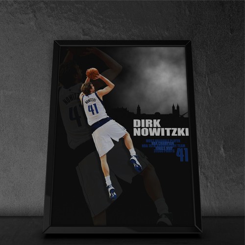 Dirk nowitzki poster - nowitzki, würzburg