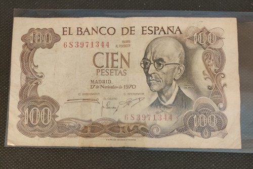 Spanische 100 peseten - 100,