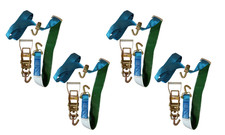 4 X Spanngurt mit Haken für