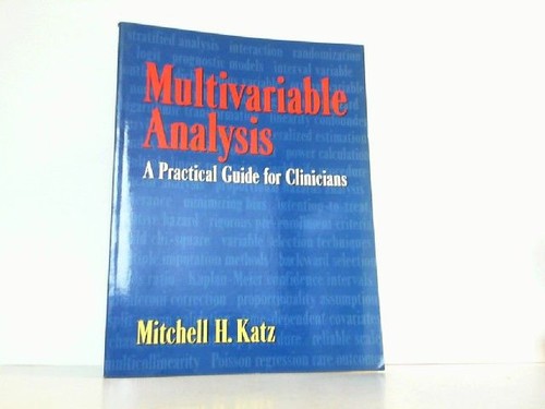 Multivariable analysis a - multivariable, analysis: