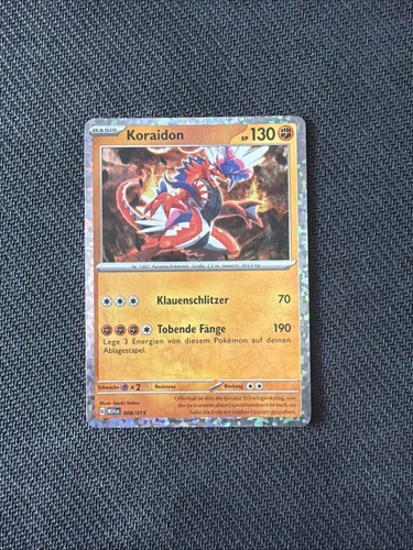 Pokemon karte koraidon 008 - pokemon, 008/015