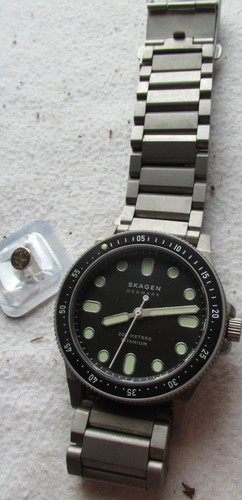 Skagen uhr mit schwarzem - skagen,