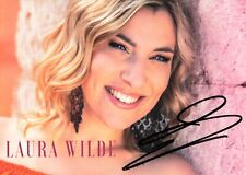 Laura Wilde, Originalautogramm, alte Autogrammkarte, "Es geht wieder los"