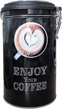 KAFFEEDOSE Metall Ø11cm luftdicht Teedose Dose Kaffee Vorratsdose Aromadose 28