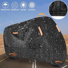 Motorrad Abdeckplane Outdoor Motorradabdeckung Winterfest Motorradplane 210D