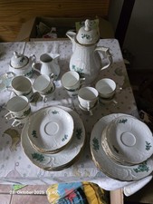 Rosenthal Kaffeeservice für 12 Personen, Porzellan, Classic Rose, Sanssouci