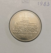 DDR  5 Mark Meißen 1983  stempelglanz