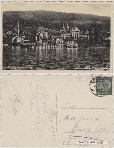Ansichtskarte bregenz - ansichtskarte,