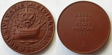 GDR medal seal of the city of