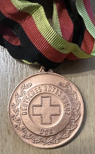 Medaille ddr drk deutsches - ddr,