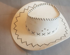 Hut Unisex Weiß Cowboy Outdoor Style 