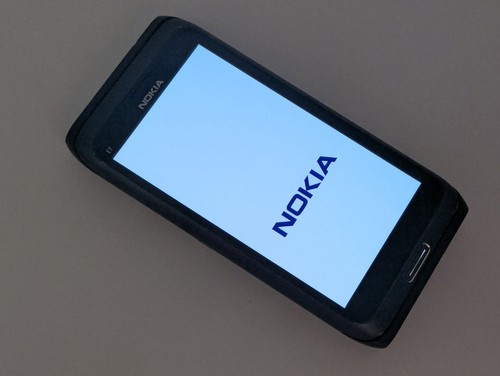 Nokia grau schwarz - e7-00, grau-schwarz