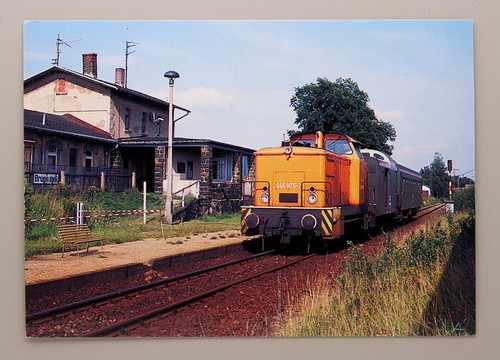 Postkarte diesellokomotive - postkarte,