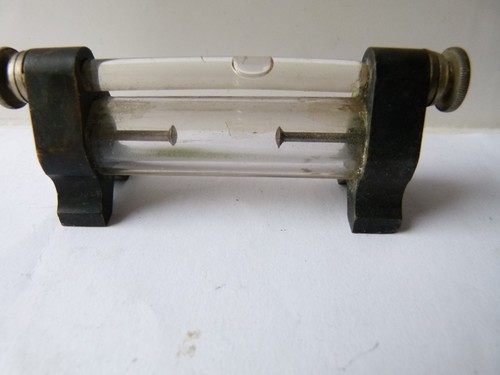44692 antike wasserwaage eisen - wasserwaage,