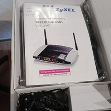 Telekom ZyXEL Speedlink 6501 Telekom Businessrouter VDSL2 ADSL2+ VOIP Router 12M