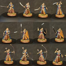 games workshop Herr der Ringe Galadhrim Elfenkrieger Helme tief