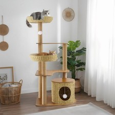 Kratzbaum Holz Katzenkratzbaum