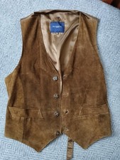 Lederweste rostbraun von - rostbraun,