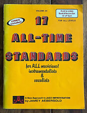 „17 ALL-TIME STANDARDS“ von Jamey Aebersold - Jazz-Songbook, Improvisation