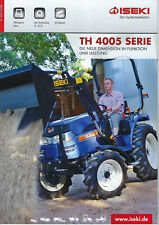 Iseki TH 4005 Serie 2012 Schlepper Prospekt