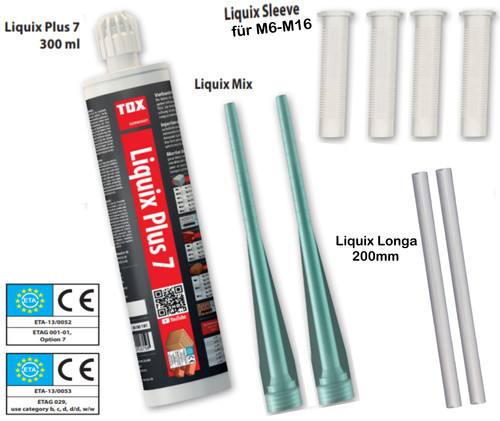 Tox verbundmörtel liquix plus - liquix,