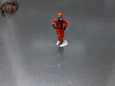1/87 Vollschutzanzug Chemie Hazmat Maske Industrie Figur Diorama H0 HO