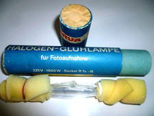 Halogenglühlampe für Fotoaufnahmen NARVA12,5 cm 1000 W