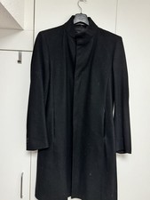 Zara Mantel Gr. L / XL Schwarz - Herren Mantel 50 / 52 Gehrock Mantel Gothic 