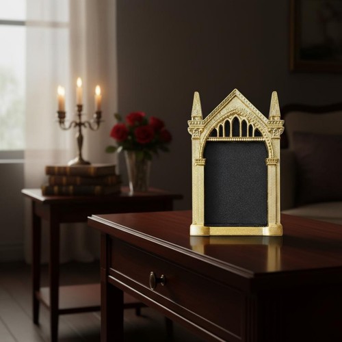 Goldener barockrahmen verziert - goldener,