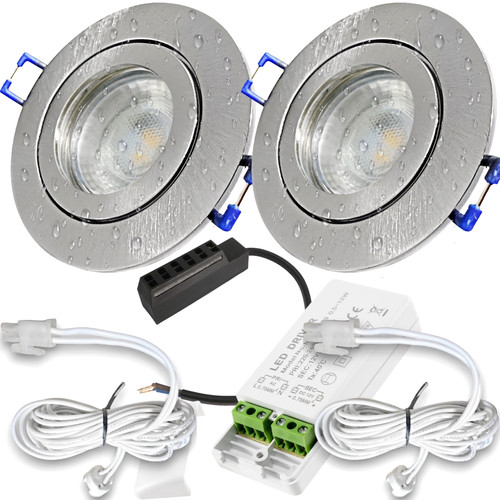 Ip44 led einbaustrahler 12v - ip44,