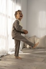 Woll Kinder Frotteeschlafanzug